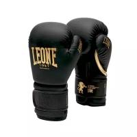 Боксерские перчатки Leone 1947 GN059 Black/Gold (16 унций)