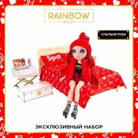 Рейнбоу Хай Игровой набор Комната и Кукла Руби Андерсон с аксессуарами RAINBOW HIGH