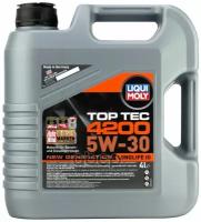 LIQUI MOLY Liquimoly 5W30 Top Tec 4200 (4L)_Масло Мотор! Синacea A3-04/B4-04/C3-04: Vw, Mb229.51, Bmw, Porschec30