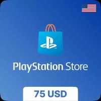 Подарочная карта PlayStation Store (CША) - 75 USD