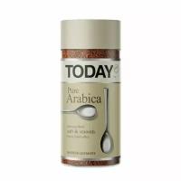 Кофе растворимый Today Pure Arabica сублимированный, стеклянная банка, 95 г