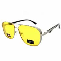 Стильные очки антифара с поляризацией и 100% UV защитой, антибликовые, на широкое лицо Proud 94095-C4, микрофибра в подарок