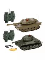 Танковый бой р/у Crossbot 1:32 Т34 Abrams M1A2 870634