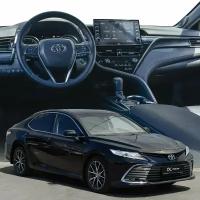 Защитное гибридное стекло Krutoff для экрана мультимедии Toyota Camry VIII (XV70) Рестайлинг 2021-н.в