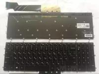 Клавиатура для ноутбука Dell Inspiron G3 15-5565, 15-5570, 15-7566, 17-5775, 15-3579, 15-3779, G5 15-5587, G7 15-7588 черная, без рамки, с подсветкой