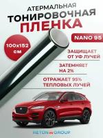 Атермальная тонировка для авто NANO 95 Reton Group. Защита от солнца на лобовое стекло 100х152 см