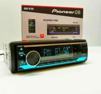 Магнитола Pioneer GB MVH-T912B 60W со съемной панелью, типоразмер 1DIN с Bluetooth, AUX, USB, громкая связь, 6 цветов подсветки, пульт ДУ