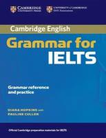 Cambridge Grammar for IELTS Student's Book without Answers