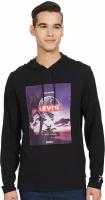 Худи Levis LEVIS GRAPHIC PRINT SLIM FIT COTTON HOODIE M для мужчин