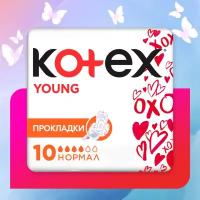 Kotex прокладки Young Normal, 4 капли