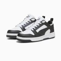 Кеды PUMA Rebound V6 Lo Youth Sneakers, размер 4,5 UK, белый, черный