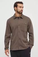 Куртка-рубашка Reebok, размер M, бежевый, коричневый