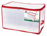 Коробка комфорт для хранения ёлочных шаров и игрушек до 7.5 см (на 112 штук), прозрачная, 53х30х30 см, Koopman Internati