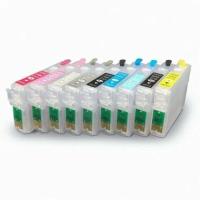 Перезаправляемые картриджи для Epson Stylus Pro R2880 (T0961- T0967, T0969), 8 шт, с чипами