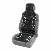 Накидка-массажёр на сиденье, 126×42 см, с поясничной опорой, черный 10120736