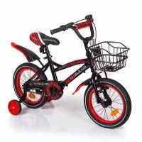 Детский велосипед Mobile Kid Slender 14", Black Red