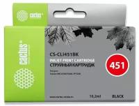 Картридж струйный Cactus CS-CLI451BK черный для Canon MG 6340/5440/IP7240 (9,8ml)