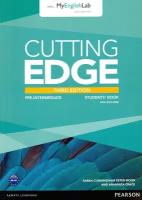Cutting Edge. 3rd Edition. Pre-intermediate. Students' Book with MyEnglishLab access code (+DVD) | Cunningham Sarah