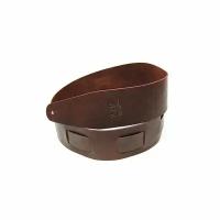 Leather Ремень для гитары, кожаный, цвет махагон, Fidel FL50035L