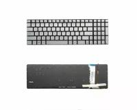 Keyboard / Клавиатура ZeepDeep для ноутбука Asus G771, N551, ROG GL552JX, GL552VL, GL552VW, GL552VX, N552VX, серебристая, без рамки, с подсветкой, гор. Enter