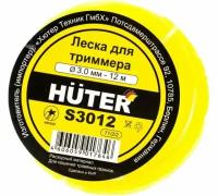 Леска Huter S30 звезда 3 мм 12 м 1 шт. 3 мм