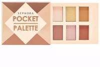 Sephora Pocket Palette палетка теней Brown Tones