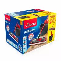 Ведро Vileda Ultramax Box и плоская швабра 35 см