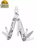 Мультитул Leatherman Rev, 14 функций, 97 мм, серебристый, 832130