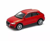 Машинка WELLY 1:38 Audi Q3 Красный пруж. мех