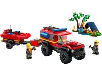 LEGO City Feuerwehrgeländewagen mit Rettungsboot 60412