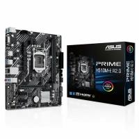 Материнская плата ASUS PRIME H510M-E R2.0, LGA1200, H470, M.2, DP, HDMI, AURA, Micro ATX