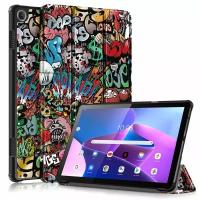 Чехол-обложка MyPads для Huawei MediaPad M5 Lite 10 (BAH2-L09/W09/AL10) тонкий легкий необычный с функцией включения-выключения и возможностью быст