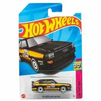 HKG88 Машинка игрушка Hot Wheels металлическая коллекционная 84 Audi Sport Quattro черный; желтый