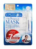 Набор из 7 масок для лица с гиалуроновой кислотой Japan Gals Pure 5 Essence Mask Hyaluronic Acid Travel Pack