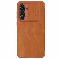 Чехол Nillkin Qin Pro Leather Case для Samsung Galaxy S23 FE SM-S918 Brown (коричневый)