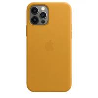 Кожаный чехол Leather Case для iPhone 12 / iPhone 12 Pro с MagSafe, California Poppy