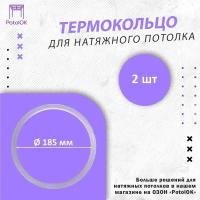 Термокольцо / Протекторное кольцо для натяжного потолка, d 185 / 2 шт