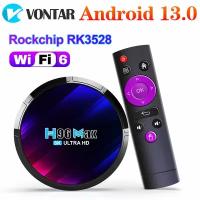 Смарт ТВ Приставка H96 MAX RK3528 Андроид 13.0 Rockchip 3528 С Двойным Wi-Fi Wifi6 BT5.0 и Bluetooth 4K Сетевой Плеер 2Гб/16Гб