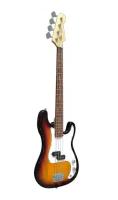 Бас-гитара 4-струнная Smiger G-B1-4 3TS 3-Tone Sunburst, музыкальный инструмент для начинающих и профессионалов