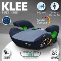 KLEE Berg I-Size бустер с ISOFIX Denim Blue