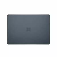 Накладка для Microsoft Surface Laptop Go 12.4" (1943/2013) матовая черная пластиковая