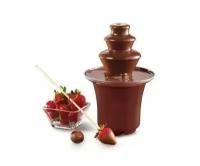 Шоколадный фонтан фондю Chocolate Fondue Fountain Mini 21 см