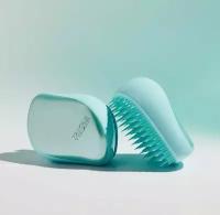 COMPACT STYLER Frosted Teal Chrome компактная расчёска для волос Tangle Teezer