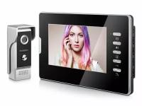 EP-7300 (Bl) (I30496N) проводной электронный HD домофон в помещение, видеодомофон для частного дома. Инфракрасная подсветка