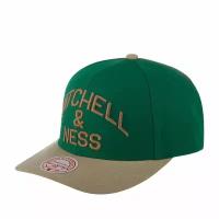 Бейсболка MITCHELL NESS арт. HHSS5862-MNNYYPPPHNGN (зеленый / бежевый), размер ONE