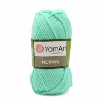 Пряжа для вязания YarnArt 'Norway' 100гр 105м (100% акрил) (841 мятный), 5 мотков