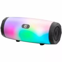 Колонка портативная Defender Enjoy S600 банка, 10 Вт, bluetooth 5.0, FM, MP3, MicroSD.RGB подстветка