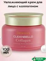 Deoproce Увлажняющий крем для лица с коллагеном CLEANBELLO COLLAGEN ESSENTIAL MOISTURE CREAM 100мл