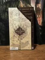 Волшебный мир Гарри Поттера Карта Марадеров с Волшебной Палочкой из Universal Studios со спецэффектами Шагов и Звуков