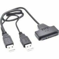 Orient переходник Адаптер UHD-300, USB 2.0 to SATA SSD & HDD 2.5", двойной USB кабель 29726